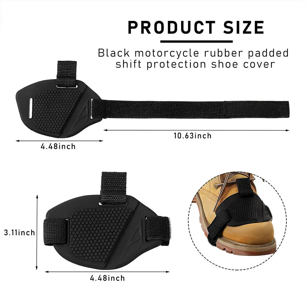 Motorcycle Gear Shift Pad TPU Boot Protector Cover | Universal