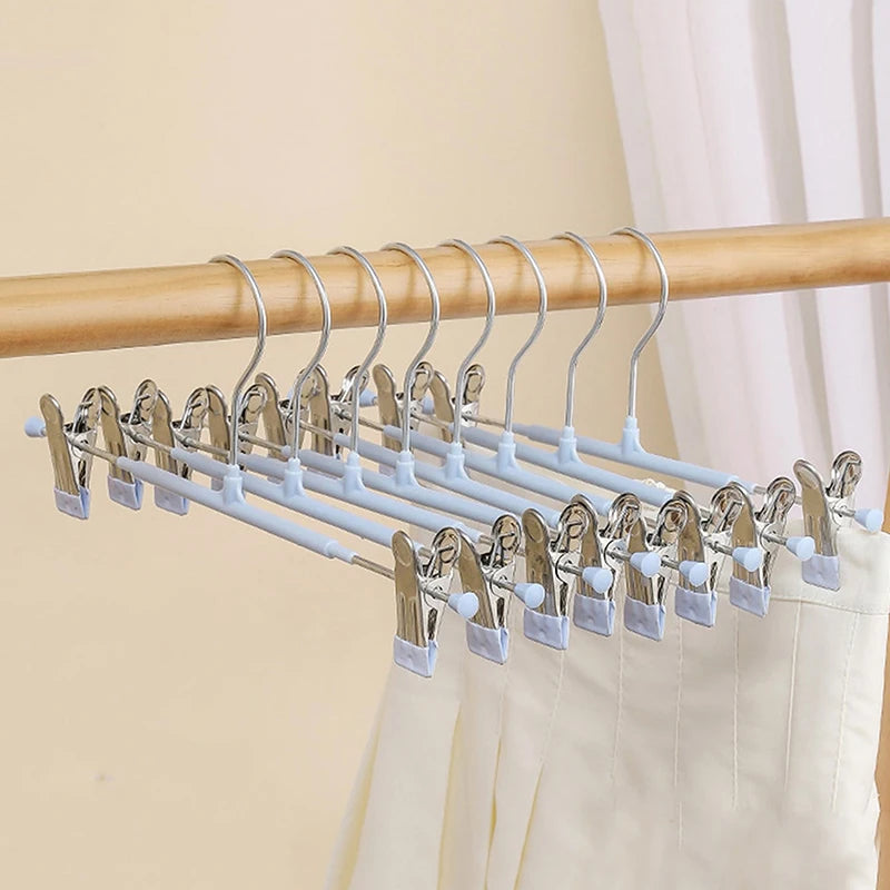 Metal Windproof Hanger Clothes Home Pants Coat Non-slip Drying Oasis Select Blue