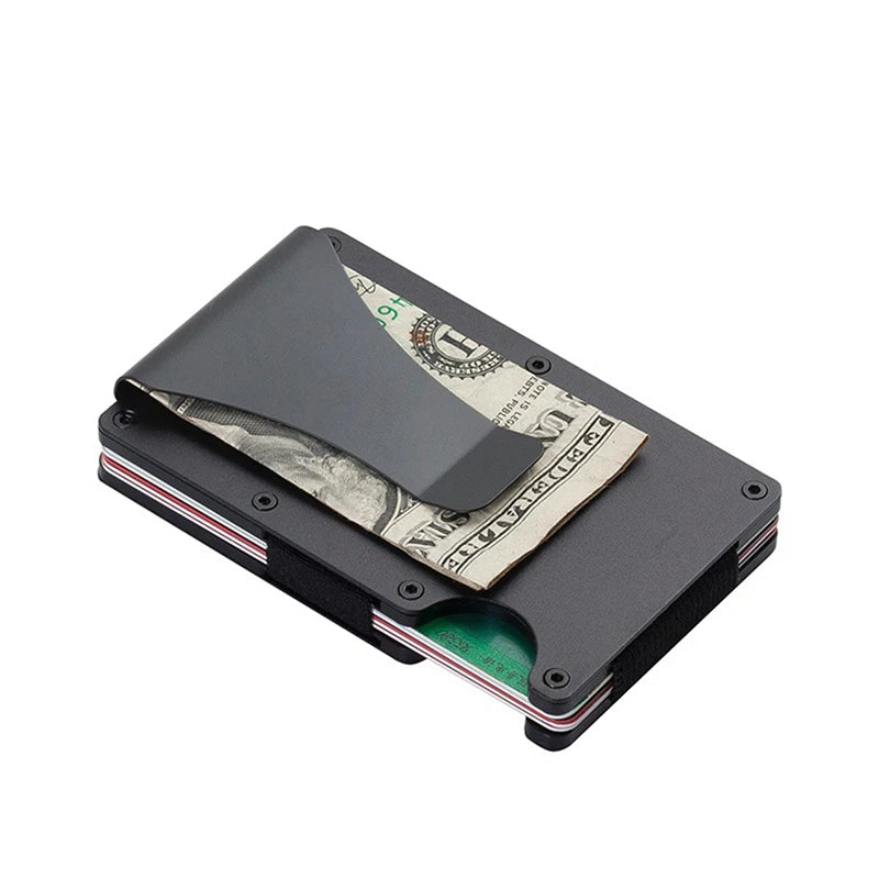 Slim RFID Minimalist Wallet – Card Holder & Money Clip