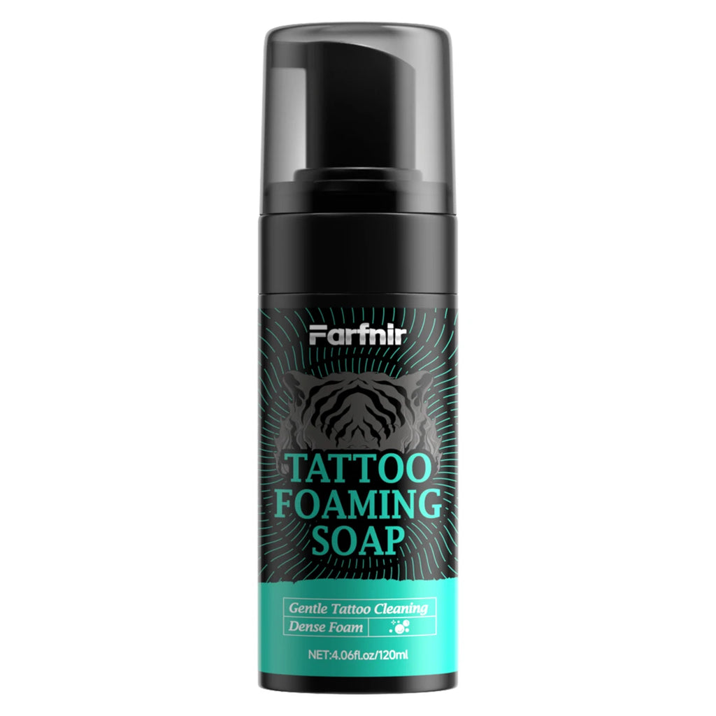 TATTOO FOAMING SOAP tattoo cleaning foam, strongly moisturizes the skin, gently cleans tattoos while protecting color mousse Oasis Select TATTOO FOAMING SOAP 120ml