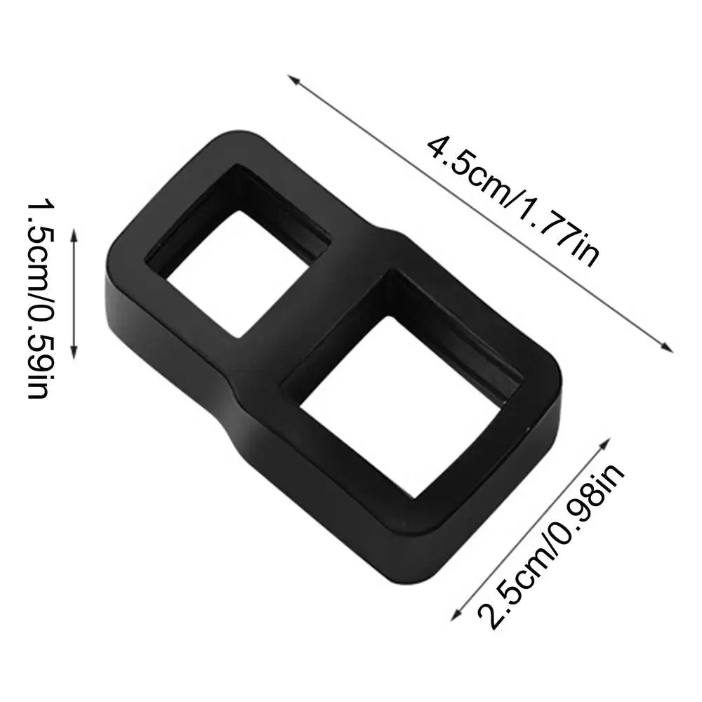 Door Knob Stopper Soft Silicone Door Handle Protective Stopper Detachable Door Stopper Furniture Protection buffer For Study Oasis Select Black