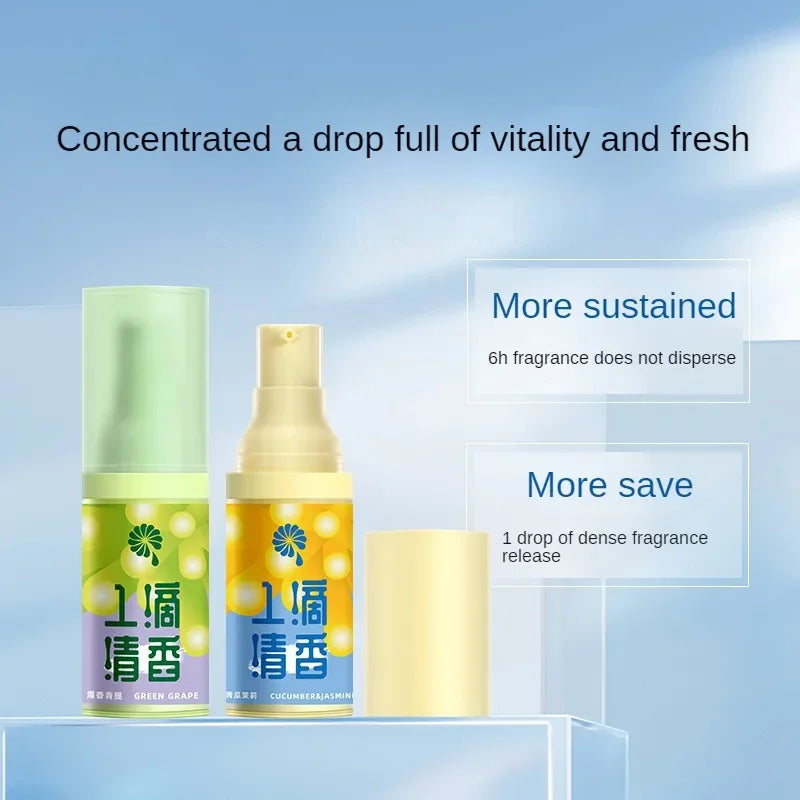 Bathroom Deodorant A Drop of Fragrance The Smell Cucumber Jasmine Green Grape Lasting Air Freshener Room Toilet Deodorant Aroma Oasis Select