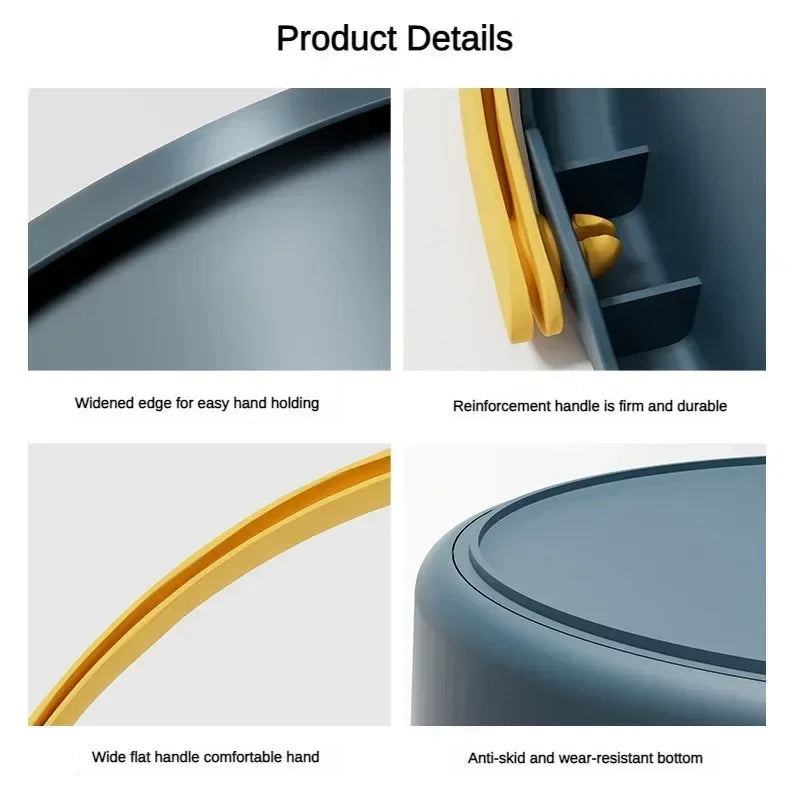 5/10/17L Collapsible Plastic Bucket Portable Water Container for Car Washing Fishing Camping Beach Trips and Household Cleaning Oasis Select