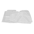 LIKE WISH Sling Bag Acrylic Template,Leather Pattern Acrylic Leather Templates For Capacity Crossbody Backpack Oasis Select Transparent AAB863