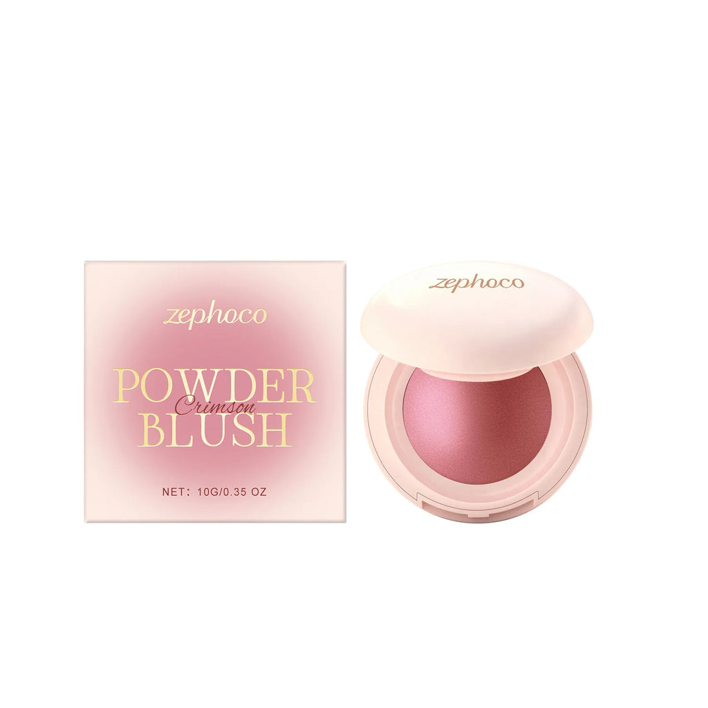 Zephoco Silky Moisturizing Blush – Pigmented Radiant Finish