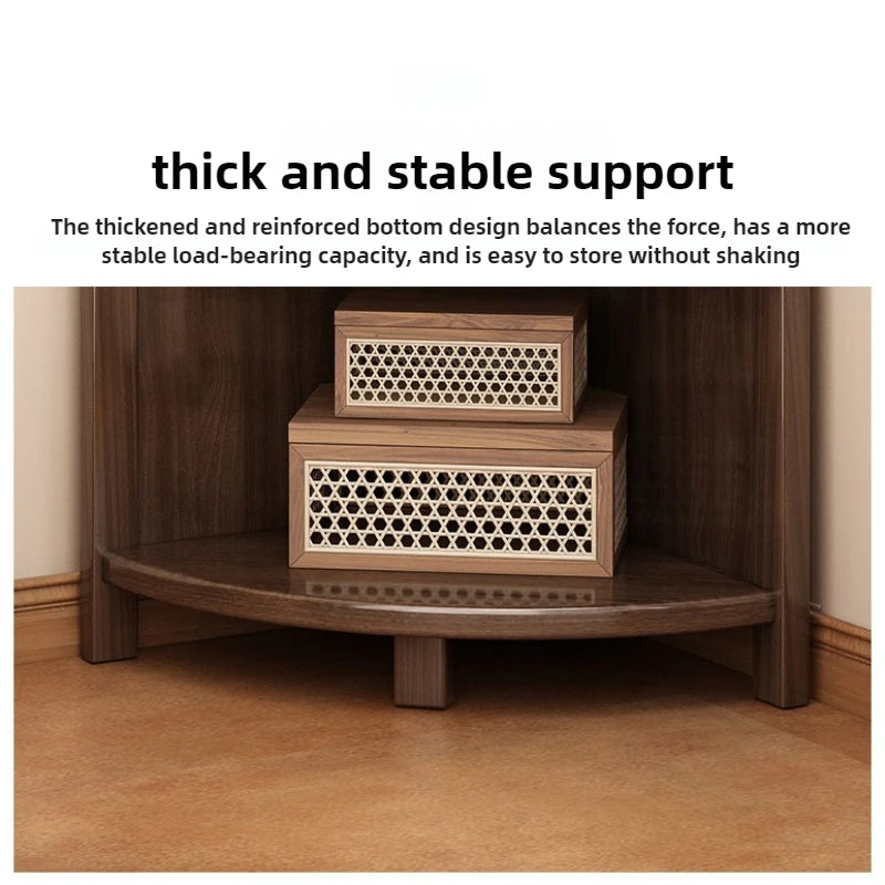 Corner rack Multi-layer triangular storage shelf Living room floor-to-wall cabinet Kitchen corner tripod Oasis Select