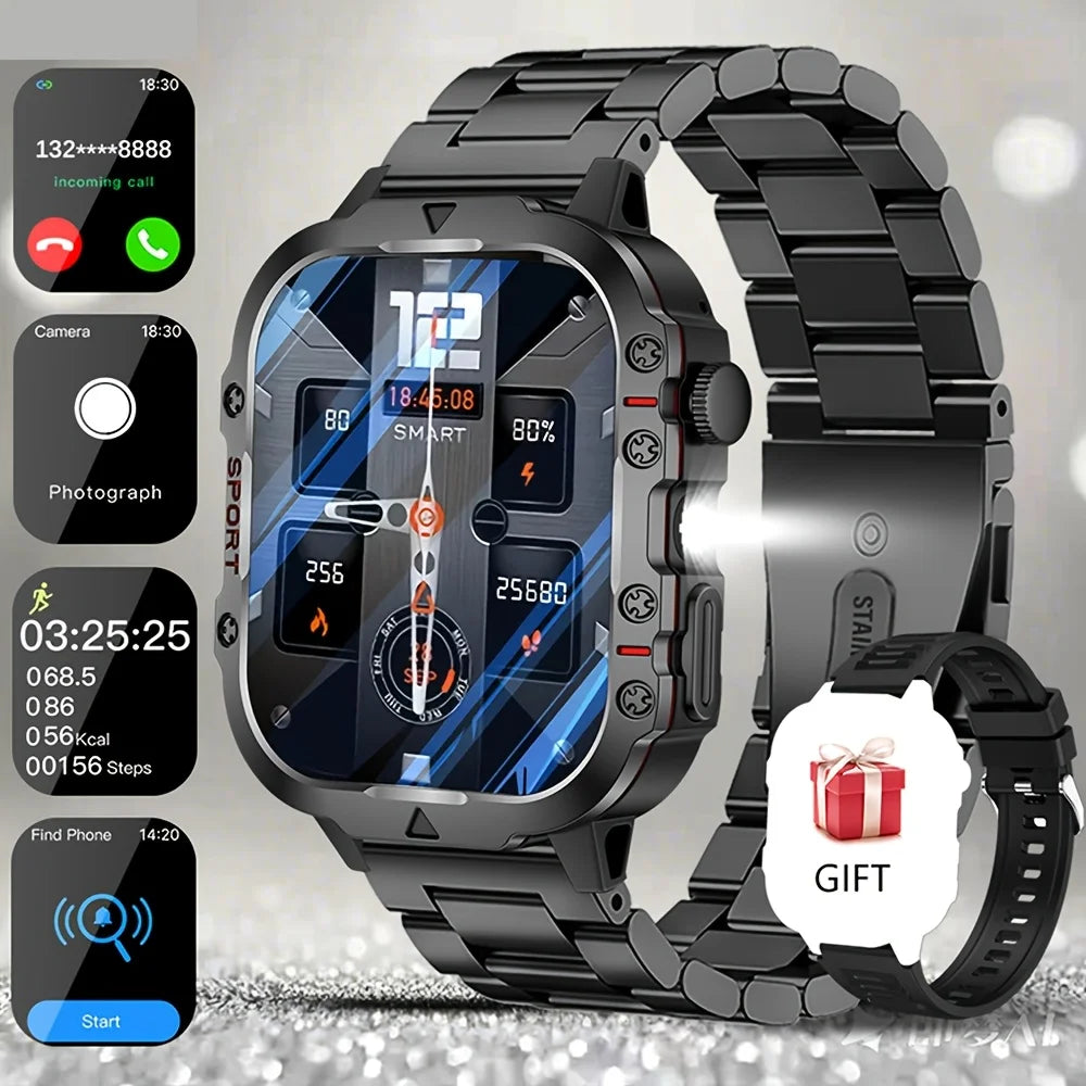 ERUN Smartwatch – Wireless Calling, Sports Tracker, HD Screen