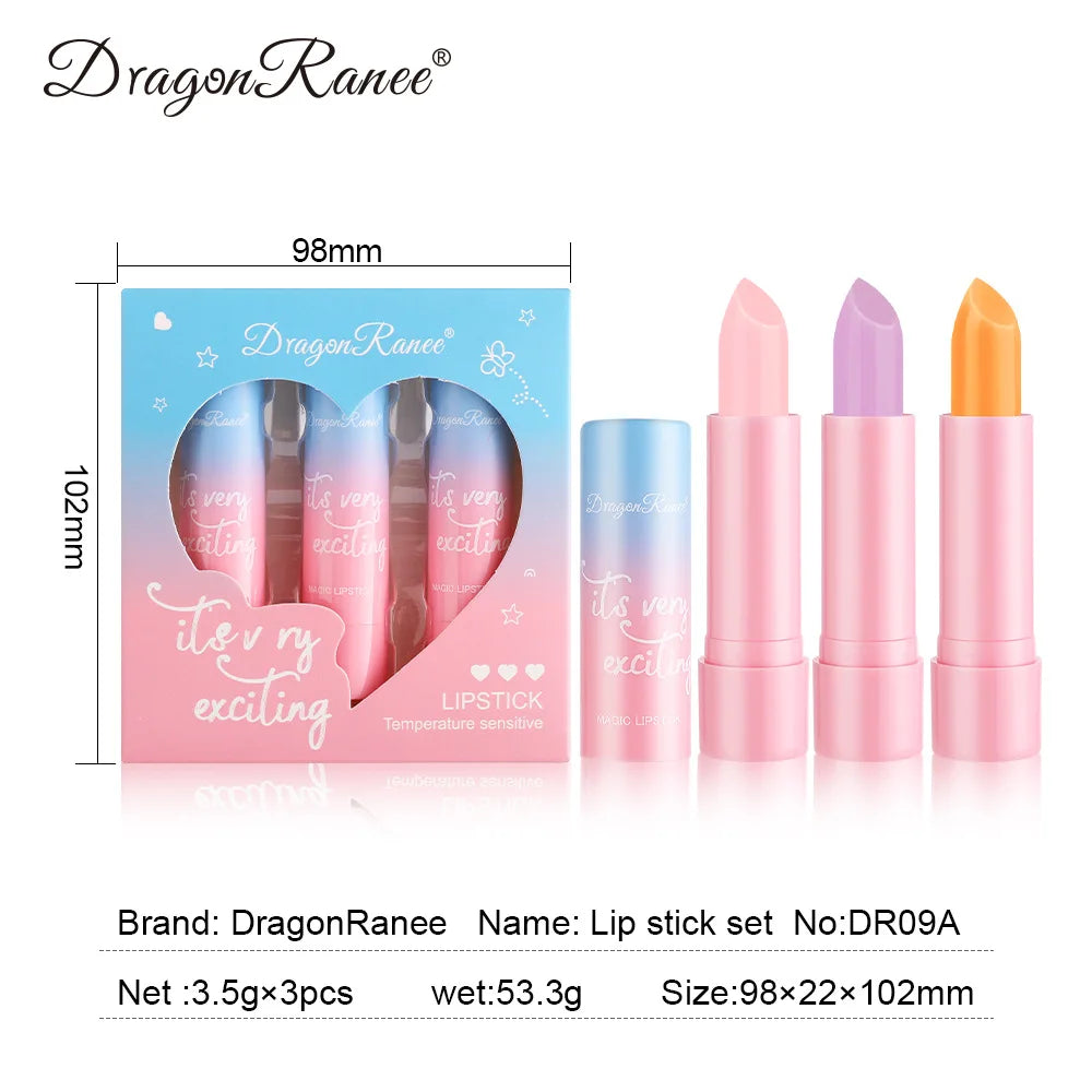 Dragon Ranee 3-Piece Moisturizing Lip Balm Set | Long Lasting