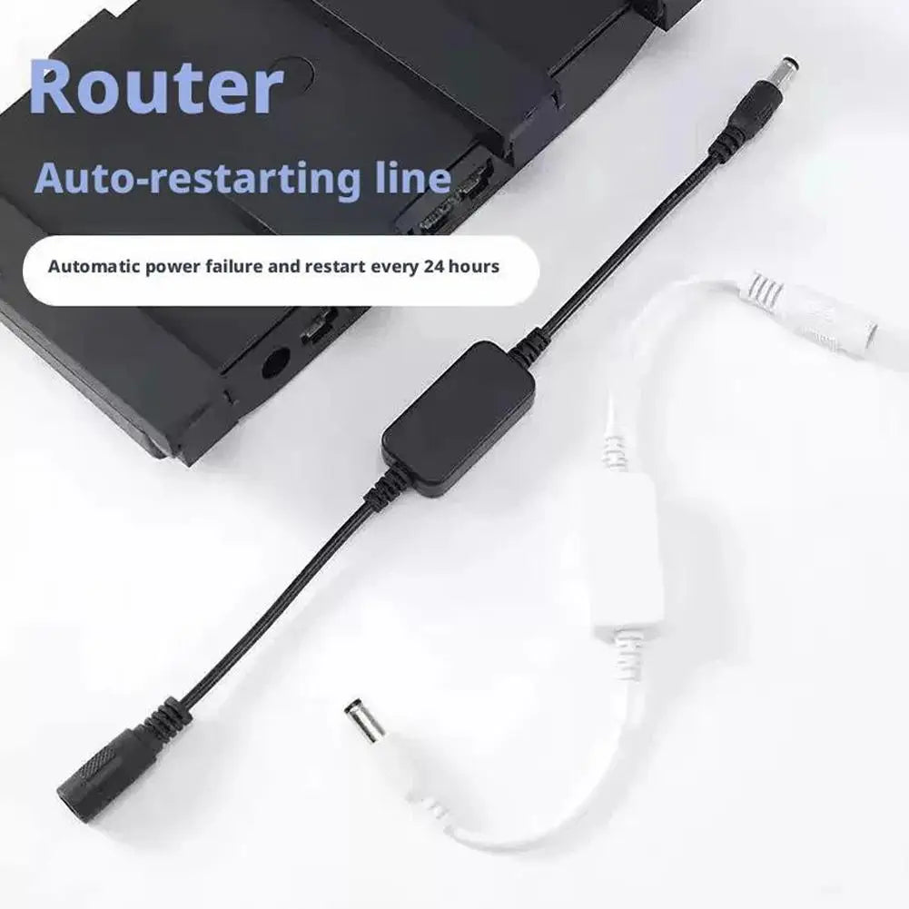 30CM WiFi Router Rebooter Module Automatic 24H Power off Reset Timer DC 5V-15V Timing Restart for Network Equipment Oasis Select
