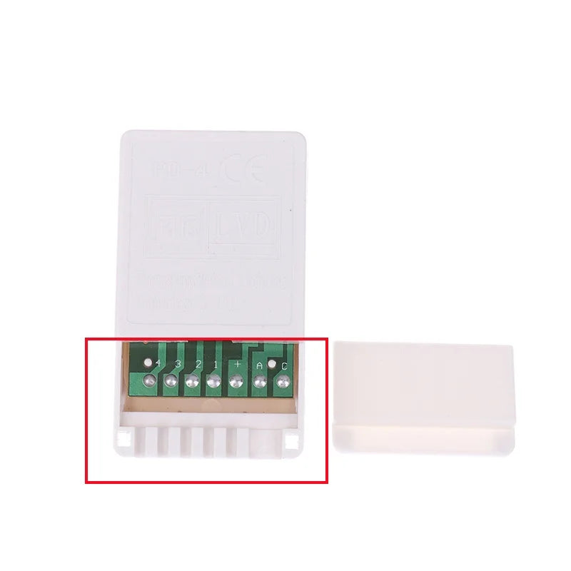 LED String Dimmer EK-04 2/4-Way 8 Function Knob/Solder-Free Type Push Button Type Light Adjustment Controller Oasis Select A01-4-Way