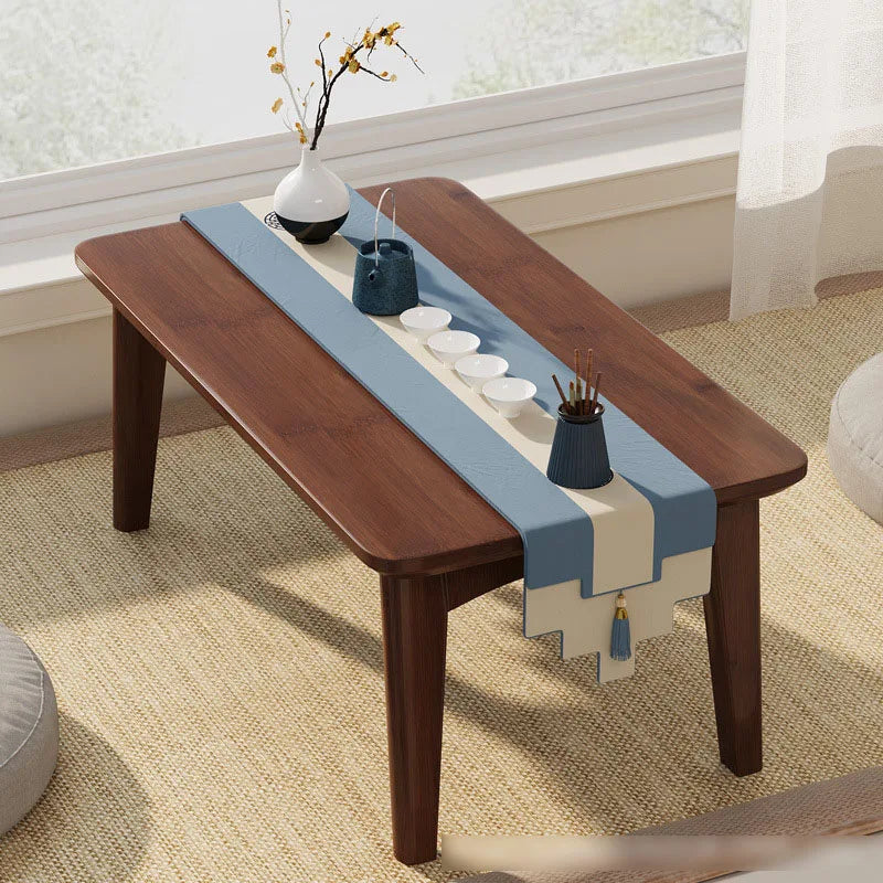 Bay window folding table, home Chinese-style coffee table, tatami, window sill, balcony, Nanzhu tea ceremony table, low table, b Oasis Select