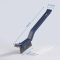 Effective Cleaning Brush for Corners and Gaps - 2-in-1 Multipurpose Bathroom and Floor Tiles Cleaning Brush Oasis Select 3pcs