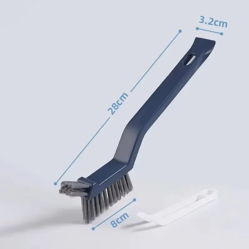 Effective Cleaning Brush for Corners and Gaps - 2-in-1 Multipurpose Bathroom and Floor Tiles Cleaning Brush Oasis Select 3pcs