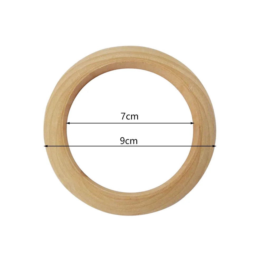 Unfinished Wooden Rings for DIY Crafts & Jewelry Making Wood Craft Rings Oasis Select 9x1cm