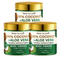 Coconut Aloe Vera Body Moisturizer – Collagen & Niacinamide Body Moisturizer Cream Oasis Select YELLOW 100g
