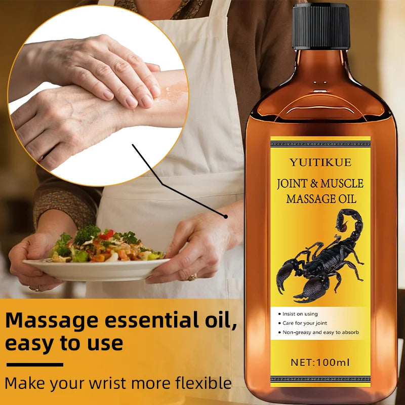 YUITIKUE Joint & Body Massage Oil 100ml – Firming & Moisturizing