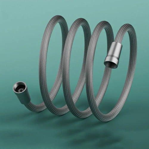 1.5/2 Meter Handheld Shower Hose Universal Interface Anti Winding Shower Tube High Pressure Flexible Bath Shower Nylon Pipe Oasis Select