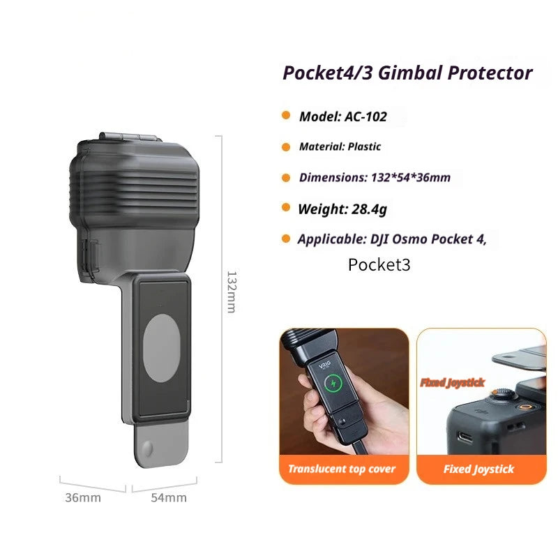 DJI Osmo Pocket 4/3 Protective Case – Scratch & Drop Guard