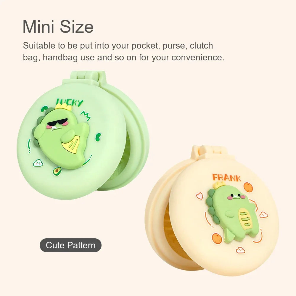 Folding Airbag Hair Comb with Mirror – Anti-Static & Scalp Massage Folding Hair Comb Oasis Select