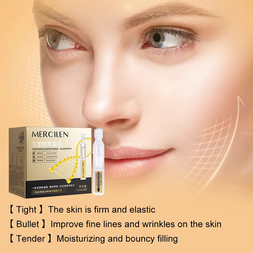 Collagen Firming Face Serum – Brightening & Moisturizing Vials