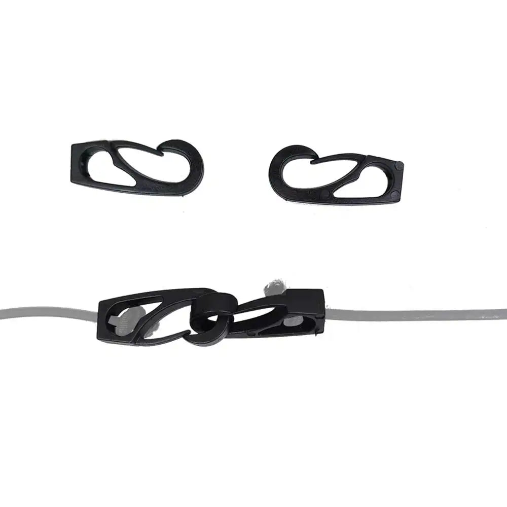6pcs 10PCS Bungee Cord Nylon Snap Hook Ffor KAYAK Canoe Small Boats Secure FasteningTassel Tie Oasis Select