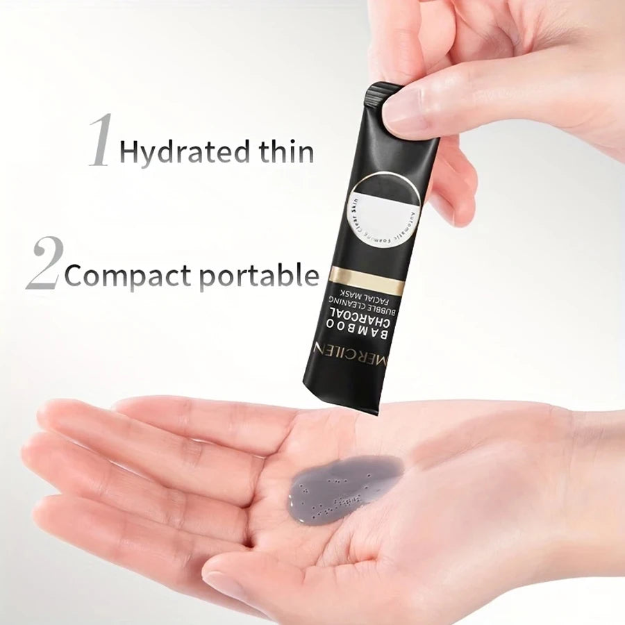 Bamboo Charcoal Bubble Facial Mask – Deep Clean & Moisturizing Bubble Face Mask Oasis Select