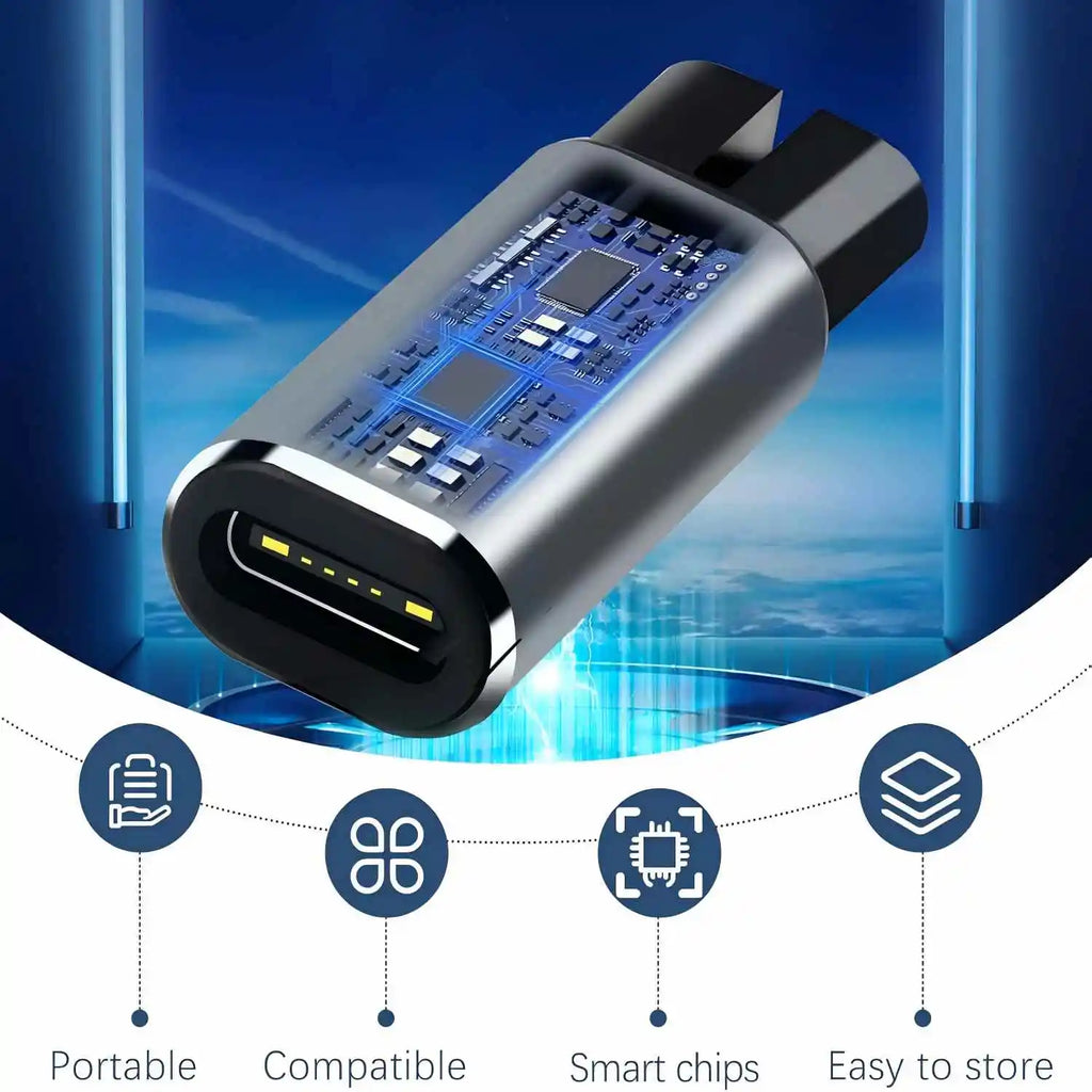 USB-C Adapter Charger for Philips OneBlade QP2724 QP2834 Shaver Charging Adapter Oasis Select
