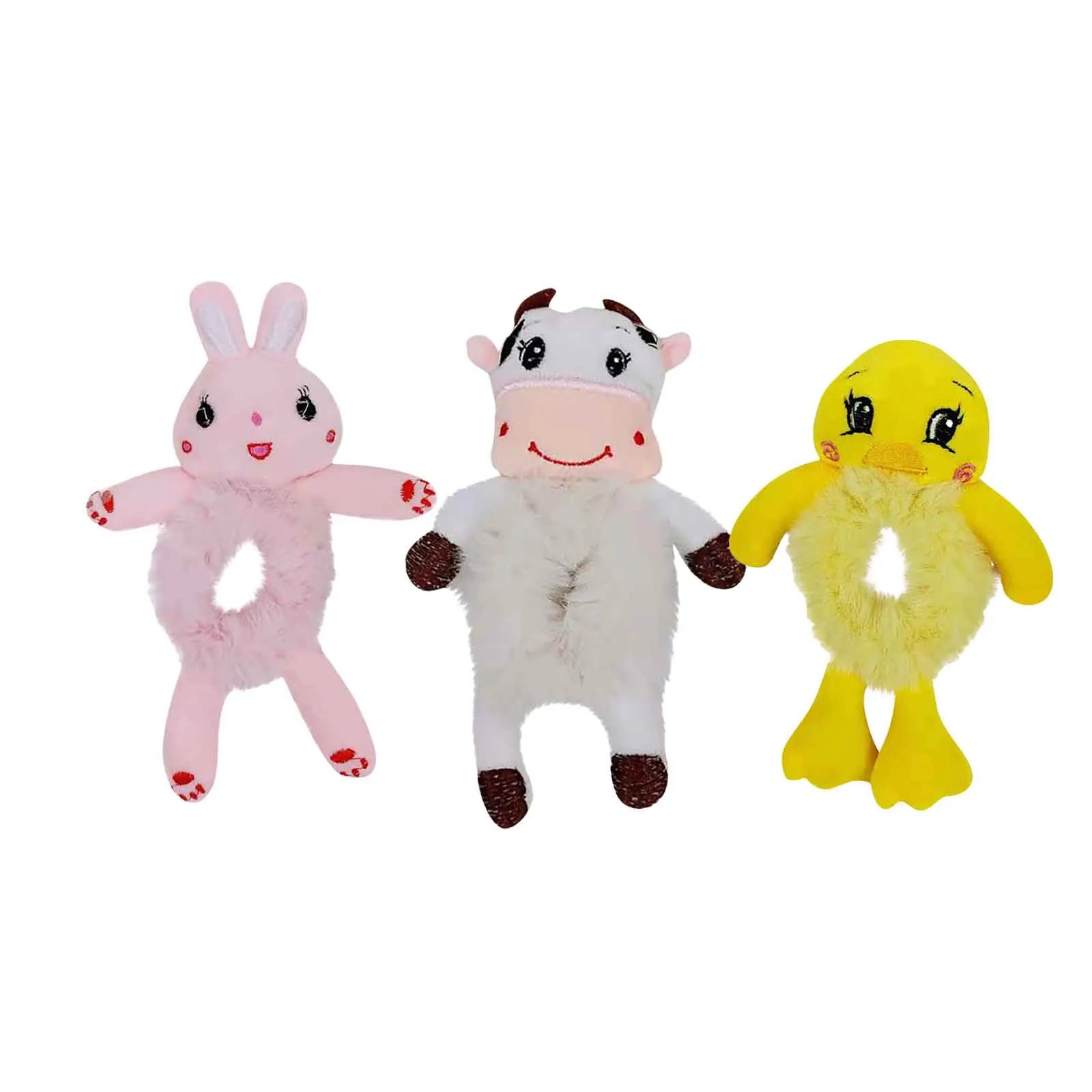 Cute 3D Cartoon Plush Hair Tie for Girls & Women | Ponytail Plush Hair Tie Oasis Select
