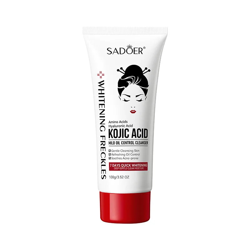 SADOER Kojic Acid Facial Cleanser – Brightening Face Wash Facial Cleanser Oasis Select 1pcs
