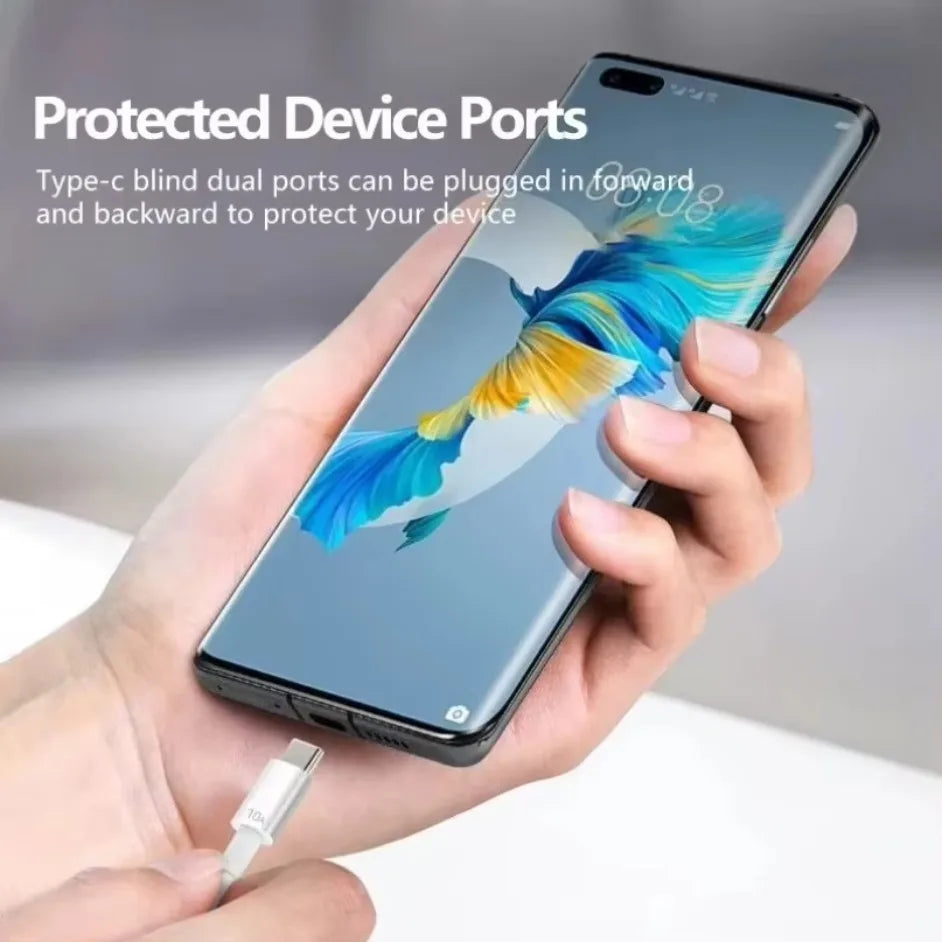 Universal 120W USB Type C Cable 10A Super Fast Charging Cable 1M/1.5M/2M For Xiaomi Smasung S24 S23 Huawei P70 Honor Data Cord Oasis Select