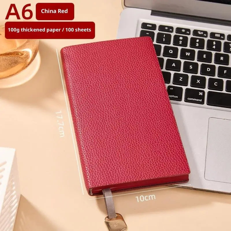 Business Notebook B5 A5 A6 Thick Leatherette Office Notepad Soft