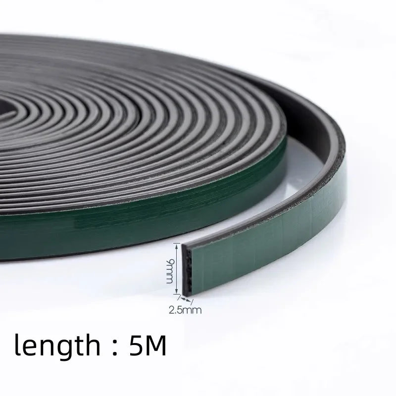 5M Strong Flexible Magnet Strip Self Adhesive Magnetic Tape Door Screen Window Wardrobe Rubber Magnetic Stripe for Home Hardware Oasis Select 5m