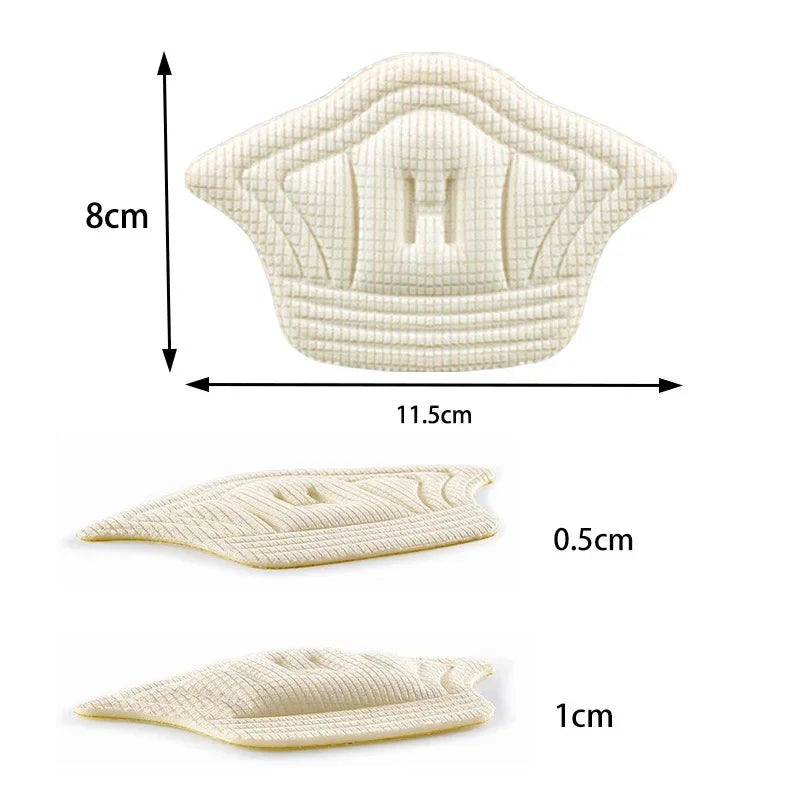 3/5pairs insoles patch heel pads for sport shoes back sticker adjustable size antiwear feet pad cushion insert insole Oasis Select