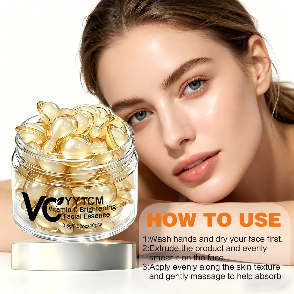 Vitamin C Face Serum Capsules – Retinol, Hyaluronic Acid & Vitamin E Face Serum Capsules Oasis Select