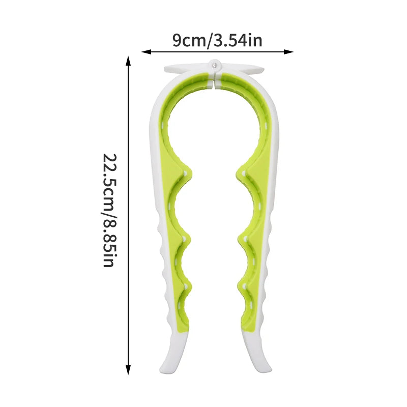 4-in-1 Jar & Can Opener Kit | Ergonomic Anti-Slip Handle