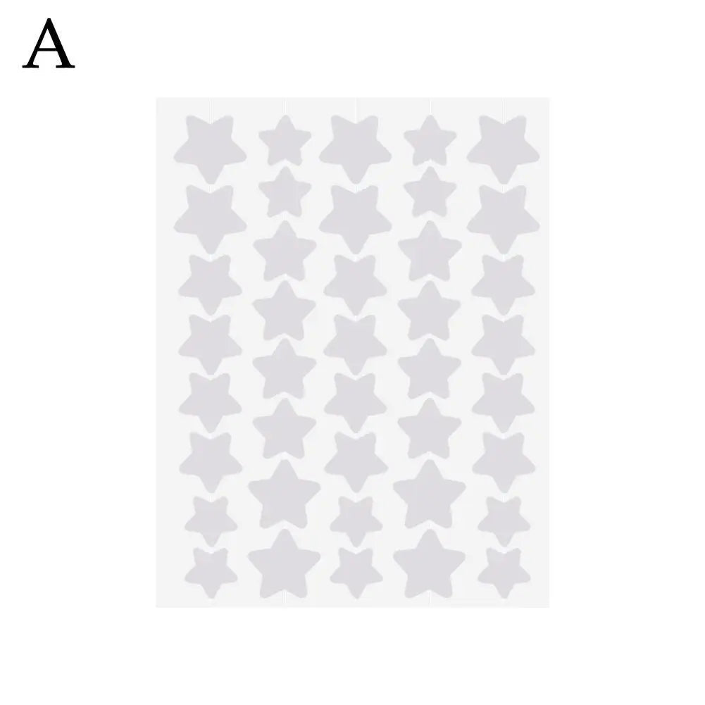 40-Pack Star Pimple Patches – Invisible Waterproof Acne Cover Acne Pimple Patches Oasis Select white