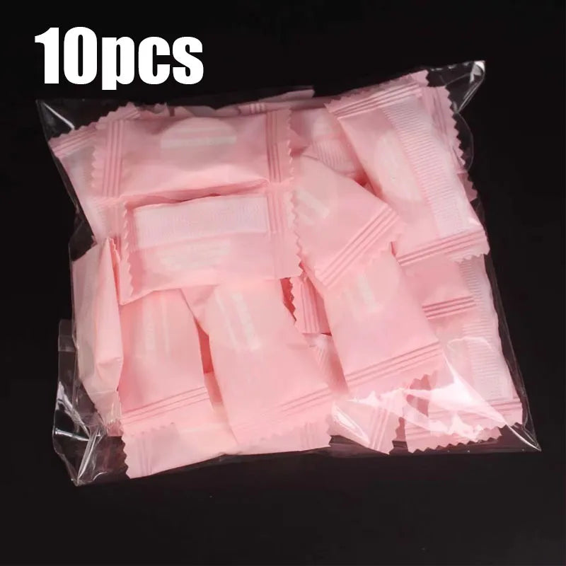 10/60pcs Portable Compressed Face Towels Disposable Cotton Coin Tissue Suitable For Travel Beauty Salon Makeup Remover Cleaning Oasis Select 10pcs