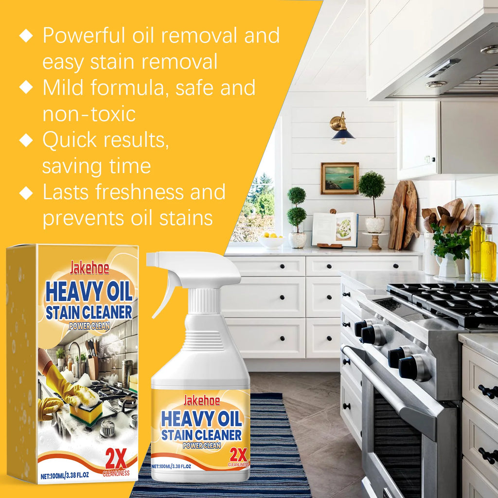 Jakehoe Kitchen Degreasing Cleaning Spray Suitable For Bbq Oven Stove Powerful Removal Of Oil Multipurpose Wash Home Use Cleaner Oasis Select