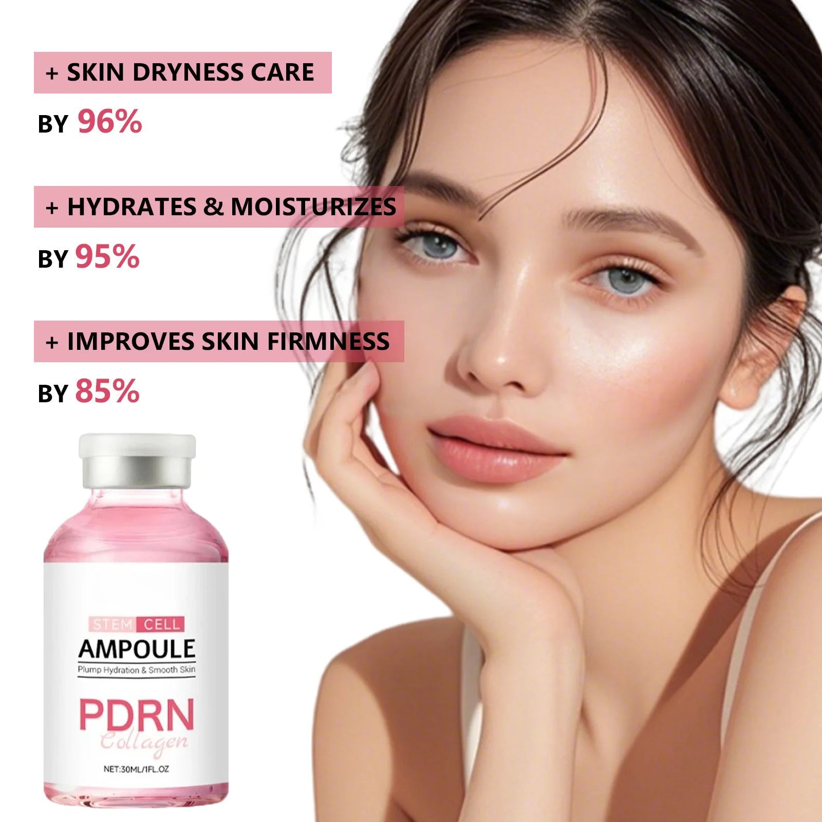 Premium Peptide Lifting Serum | Intensive Firming Ampoule With Collagen Anti-Aging & Skin Tightening Oasis Select