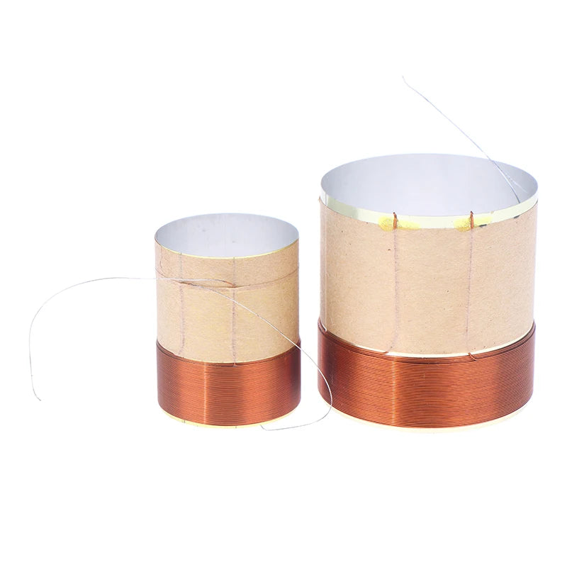 1PCS Speaker Voice Coil Braided Copper Lead Bass Voice Coil 2Layers Speaker Aluminum Voice Coil Repair Accessories Oasis Select