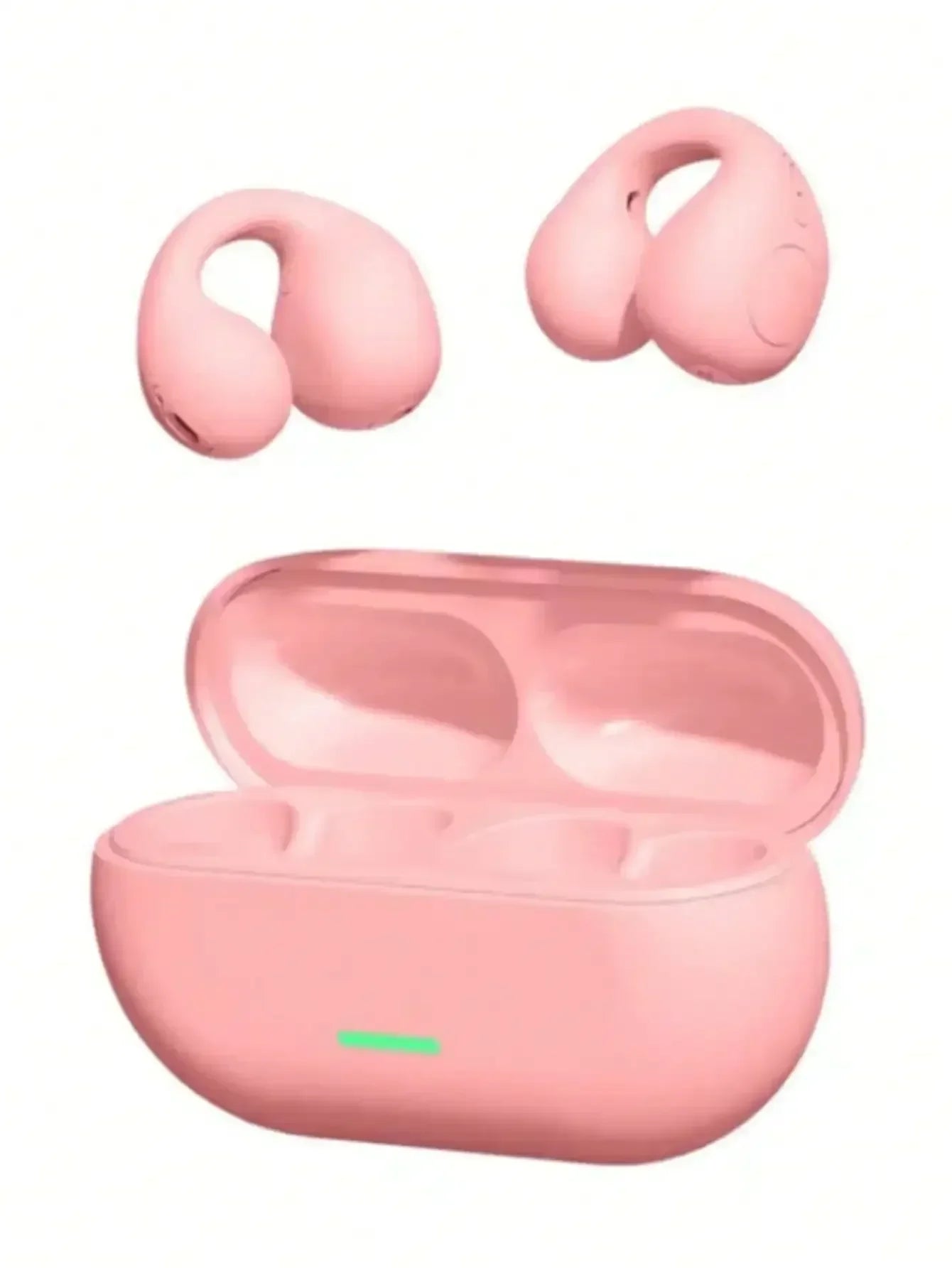 T75 Fone Bluetooth Headset 5.3 Wireless Air Conduction Headphones Clip Ear Music Noise Canceling HD Call Sports Gaming Earphone Oasis Select pink