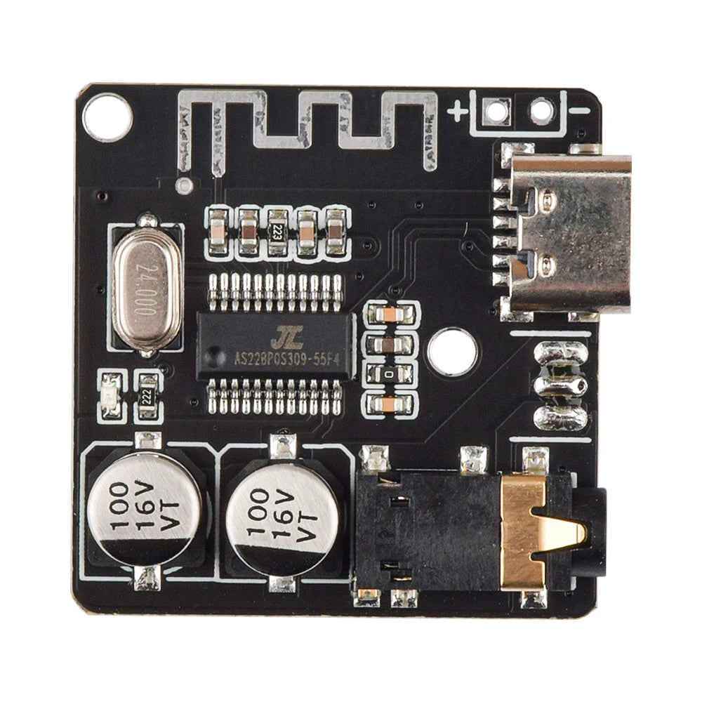 DC3.7~5V VHM-314 Bluetooth Audio Decoder Board MP3 Audio Receiver HiFi Stereo Lossless Sound Decoder Module Oasis Select Type-C