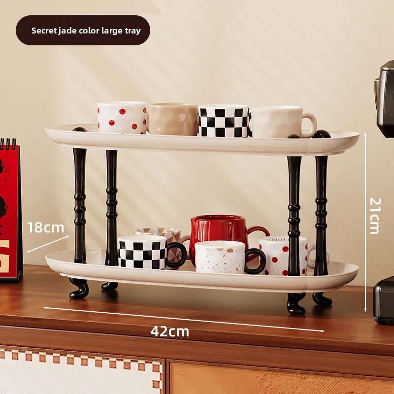 2-Tier Desktop Organizer for Perfume, Jewelry & Cosmetics