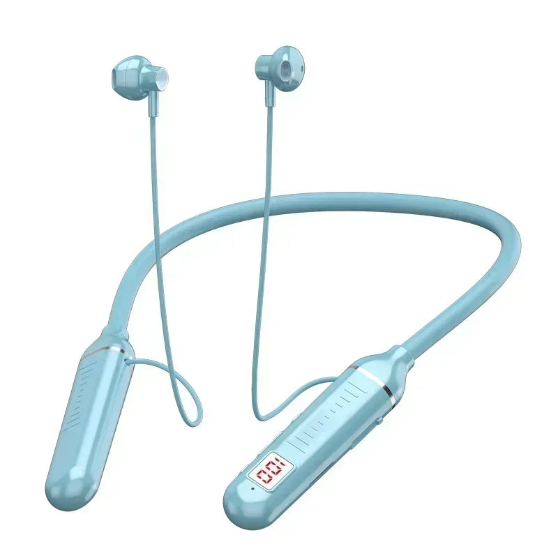 K58pro TWS Wireless Headphone Bluetooth 5.2 Earphones Magnetic Neckband Sport Waterproof Blutooth Headset with Mic Noise Cancell Oasis Select blue