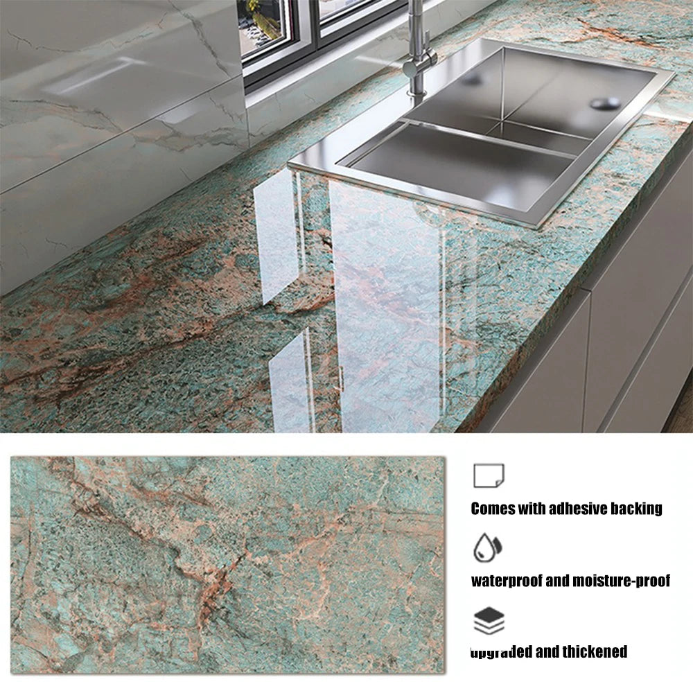 Peel & Stick Tile Wallpaper – Waterproof PVC Kitchen Sticker