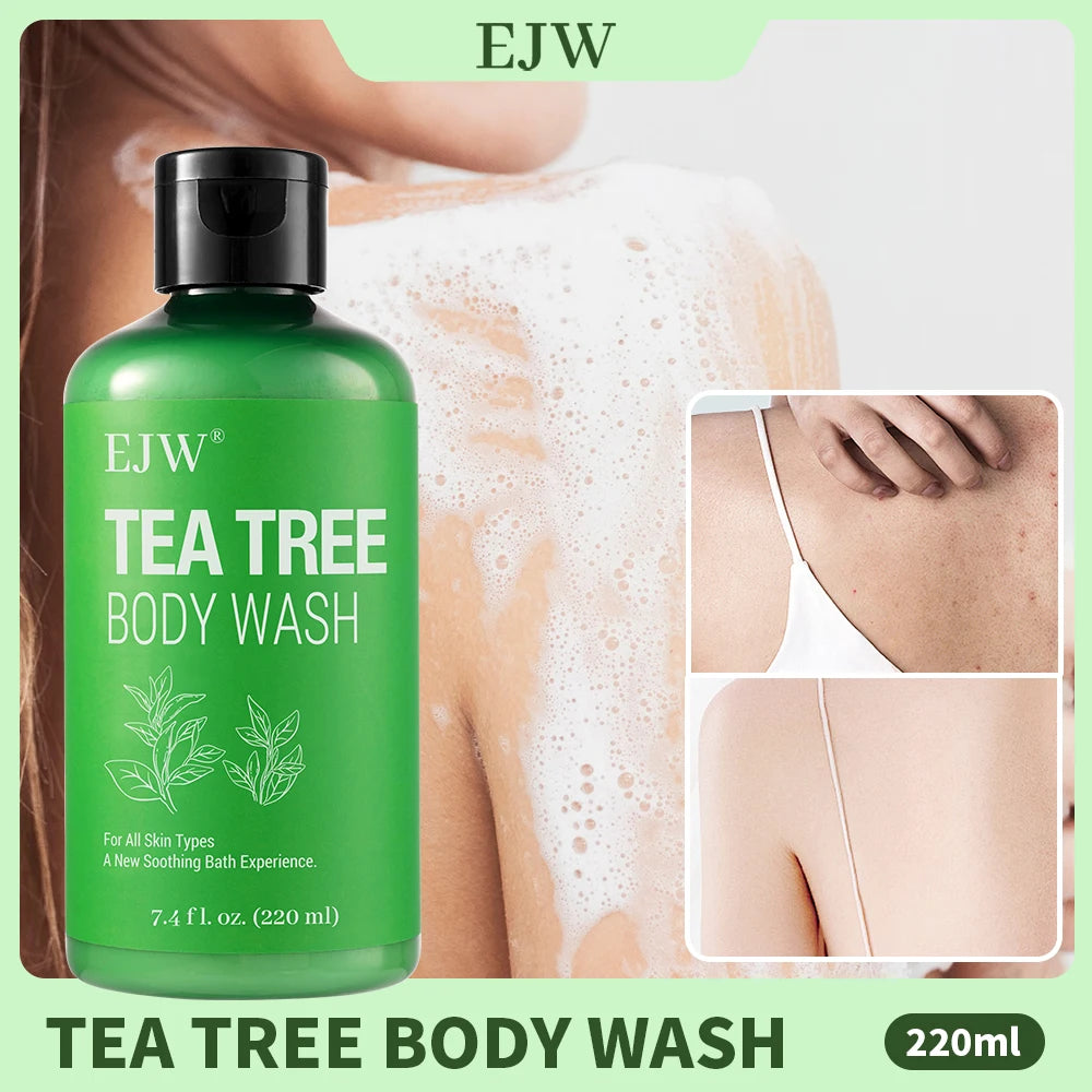 Tea Tree Body Wash – Odor Control, Back Acne & Moisturizing Tea Tree Shower Gel Oasis Select