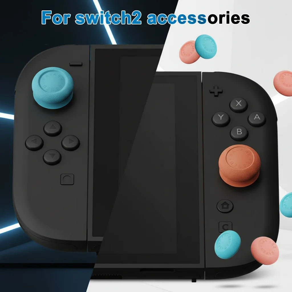 2025NEW For Nintendo Switch 2 NS2 Skull & Co. JoyCon Thumb Grip Set Joystick Cap Thumbstick Cover Game Accessories Oasis Select