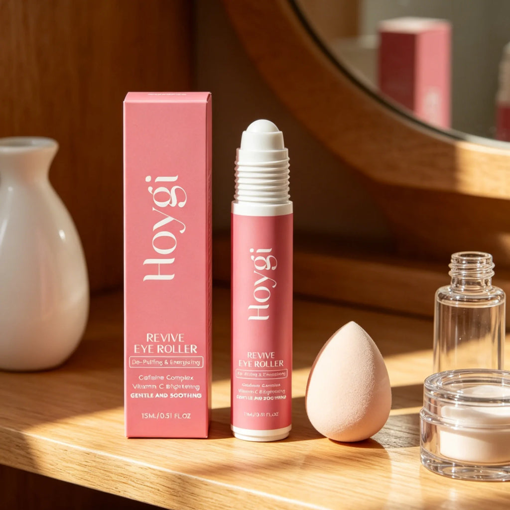 Hoygi Vitamin C Eye Roller Serum – Dark Circles & Puffiness Eye Roller Serum Oasis Select