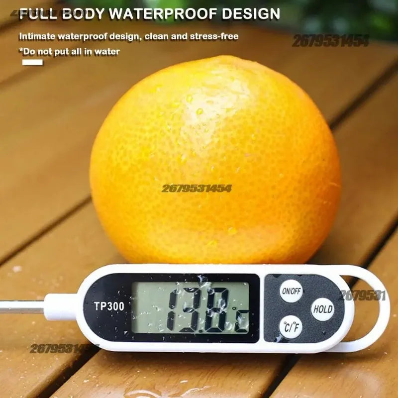 1/2pcs Digital Thermometer Digital Probe Meat/Milk Food Temperature Thermometer Kitchen Cooking Baking BBQ For Kitchen Oasis Select