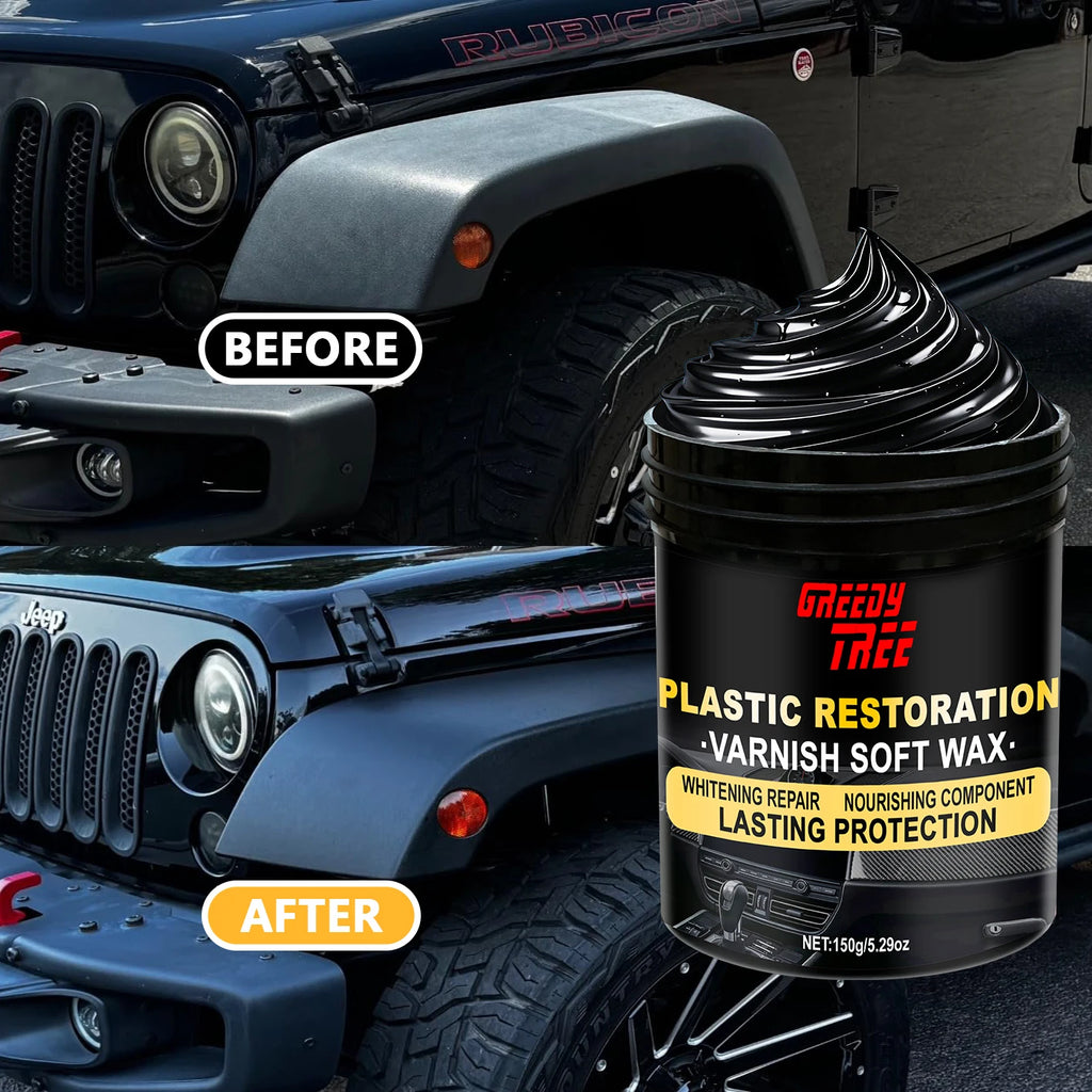 Automotive Plastic Restorer, Tire Brightener & Dashboard Wax